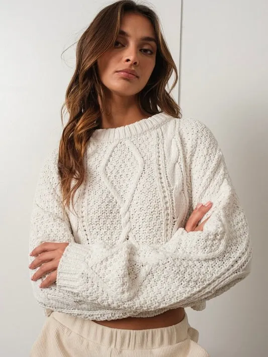 Adrian Cable Knit Sweater