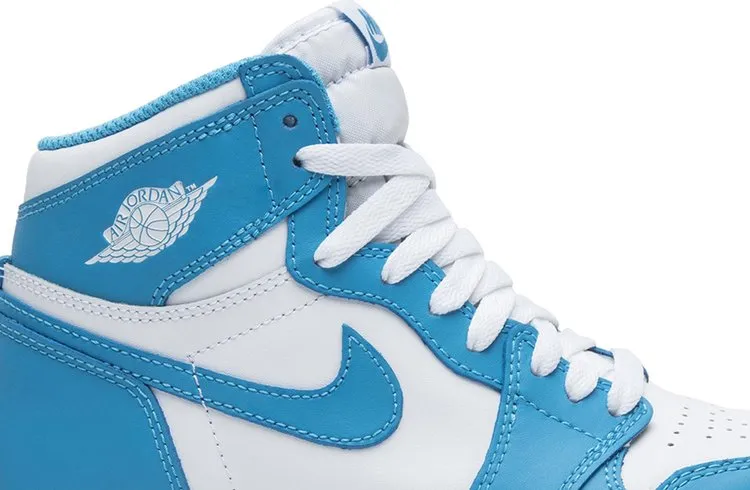 Air Jordan 1 Retro High OG BG UNC sneakers, white