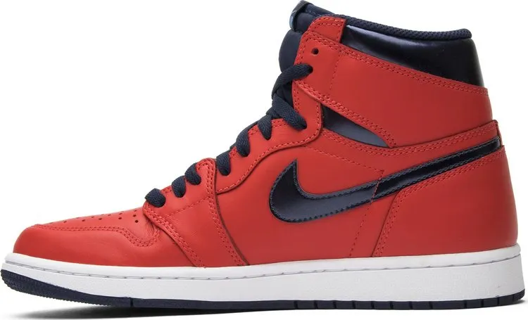 Air Jordan 1 Retro High OG David Letterman Sneakers, Orange