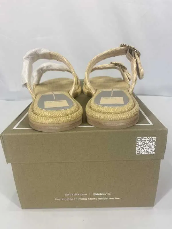 ALAINA SANDALS LT NATURAL RAFFIA - re:vita