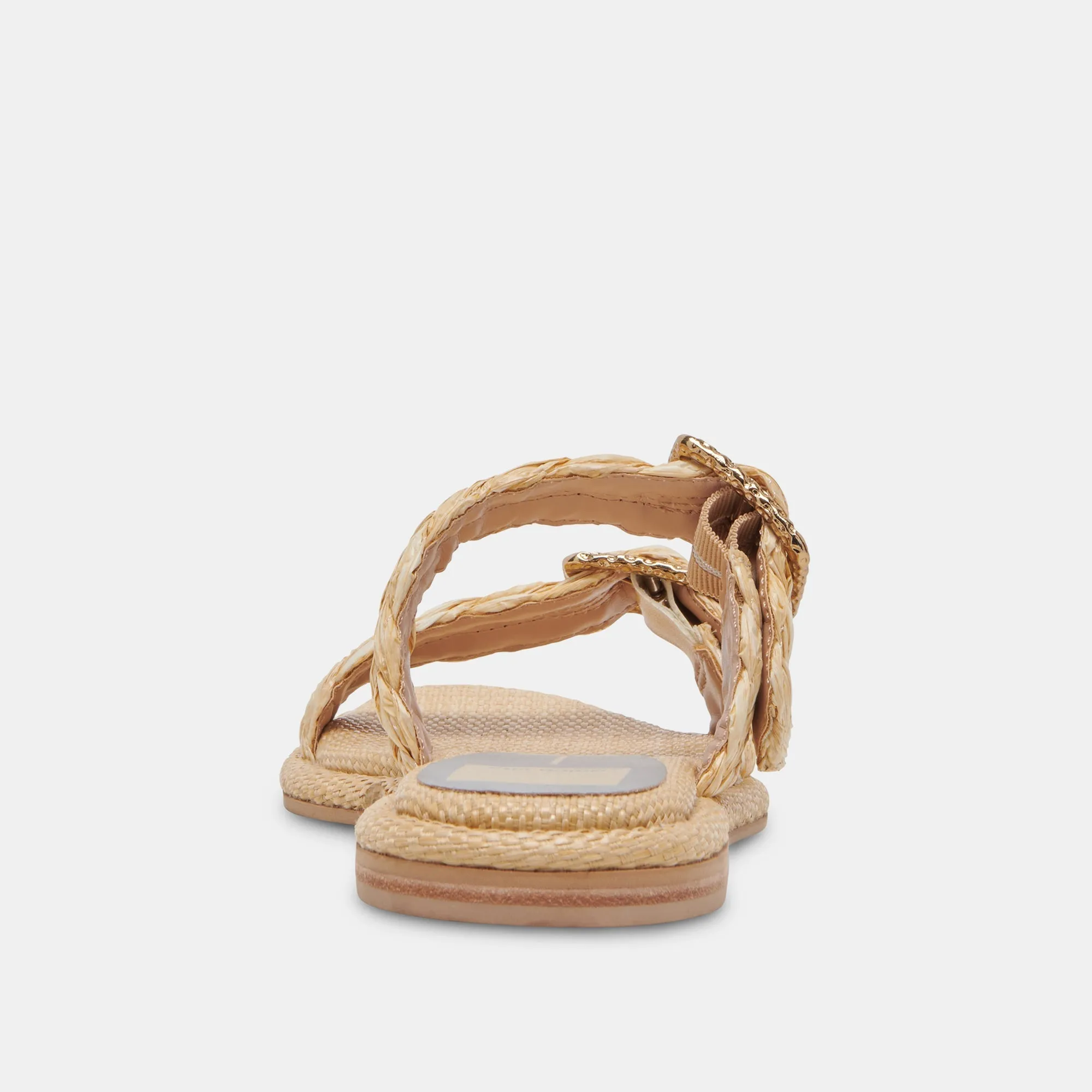 ALAINA SANDALS LT NATURAL RAFFIA - re:vita