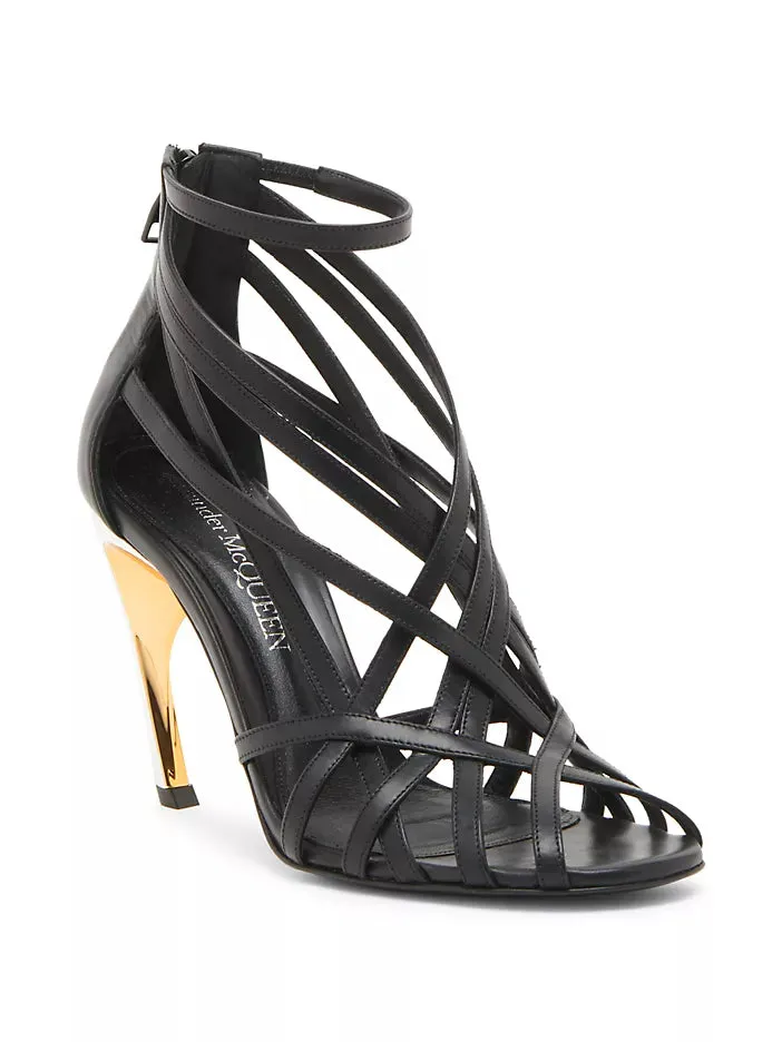 Alexander McQueen Armadillo Strappy Sandal