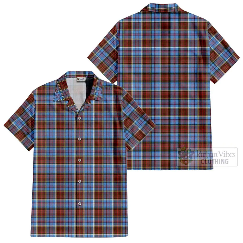 Anderson Modern Tartan Cotton Hawaiian Shirt