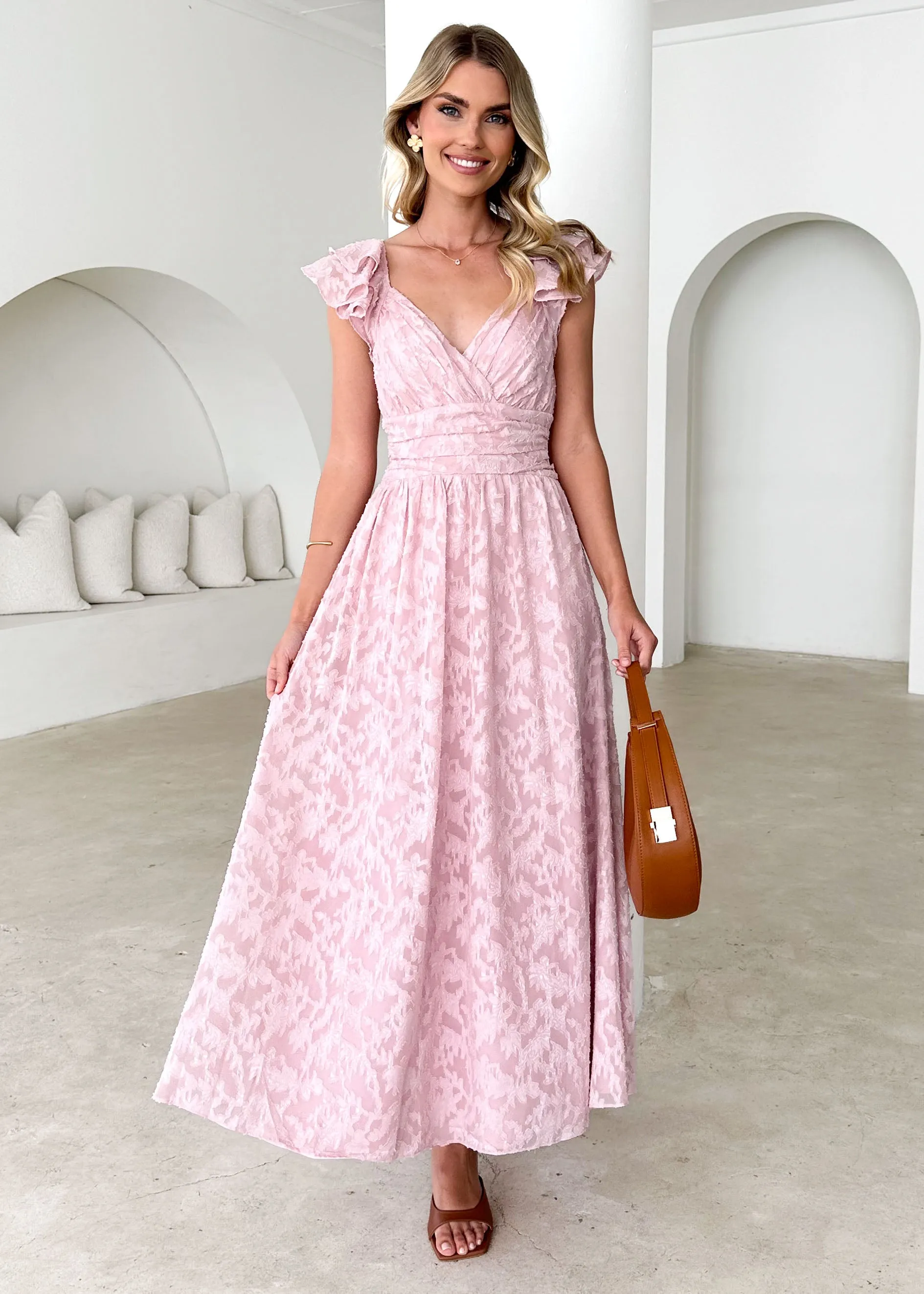 Aries Maxi Dress - Blush