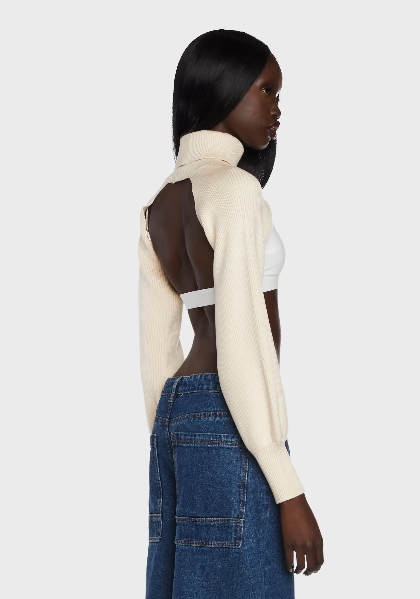 Astrid Turtle Neck Shrug Sweater