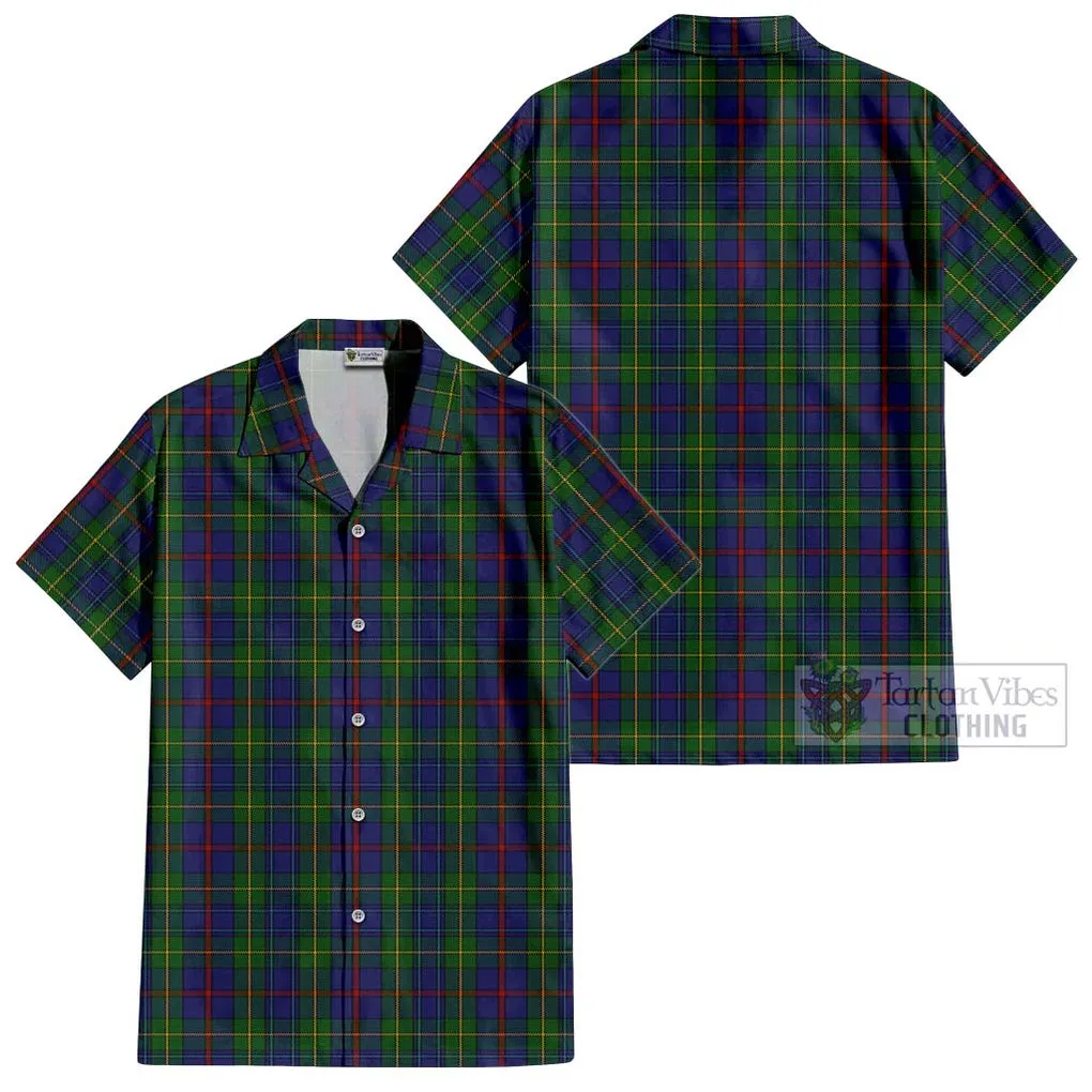 Bailey Tartan Cotton Hawaiian Shirt