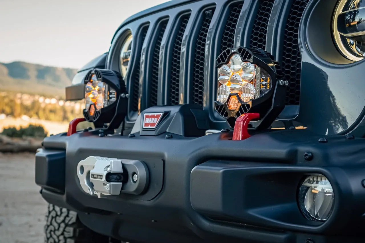 BAJA DESIGNS | Jeep Gladiator 2020-2024 & Wrangler JL 2018-2024 LP4 Pro Bumper Light Kit w/ OE Steel Bumper