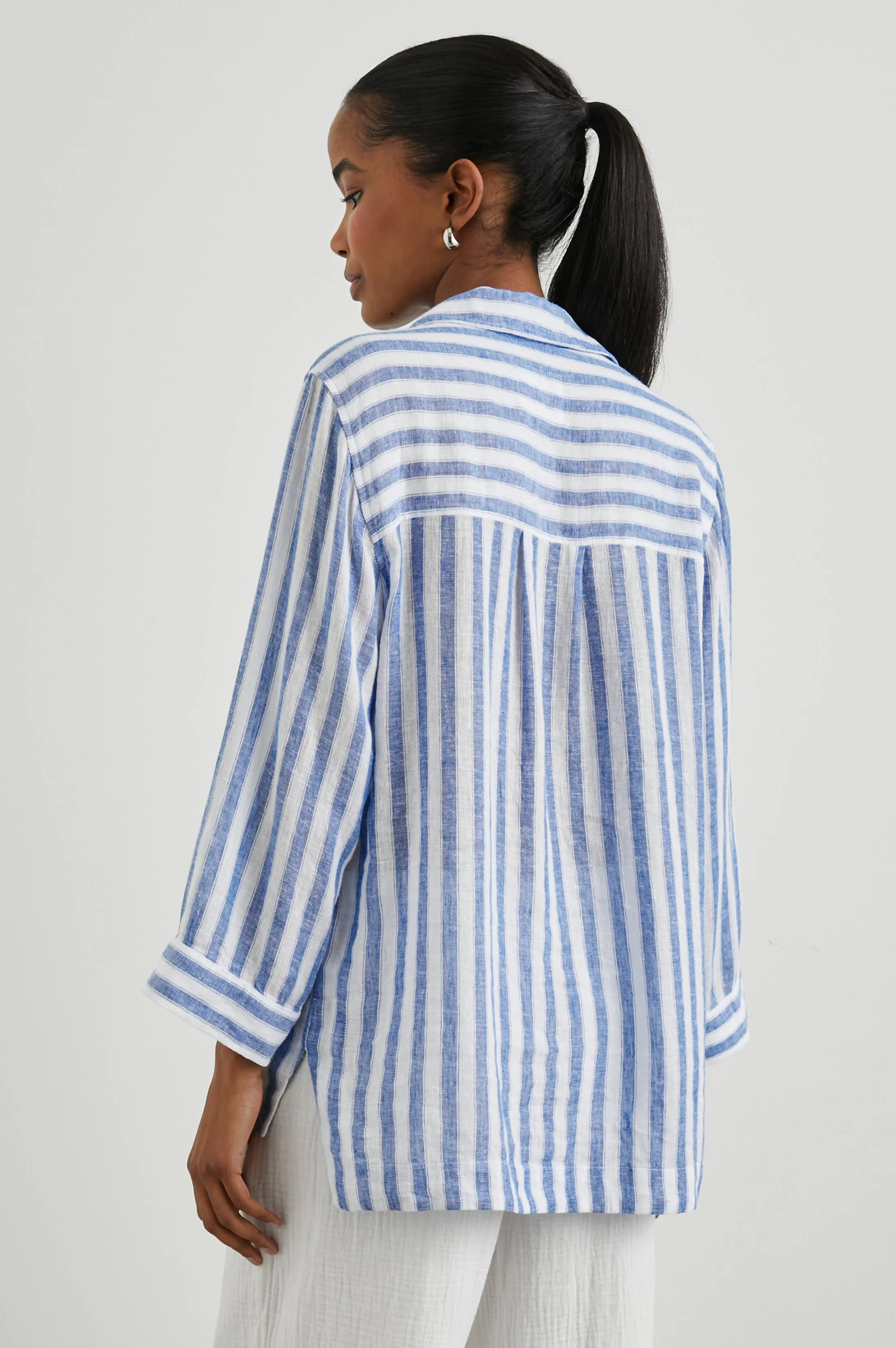 BANKS TOP - CASABLANCA STRIPE