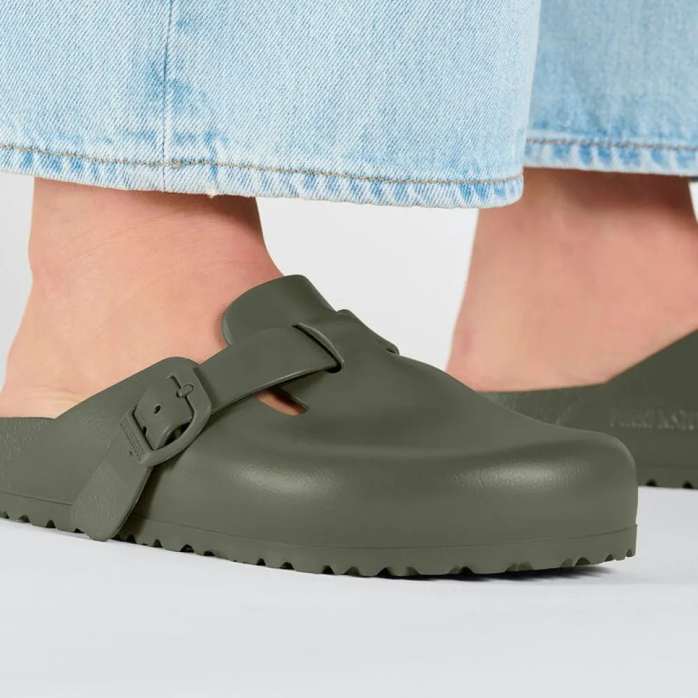 Birkenstock Boston EVA in Khaki