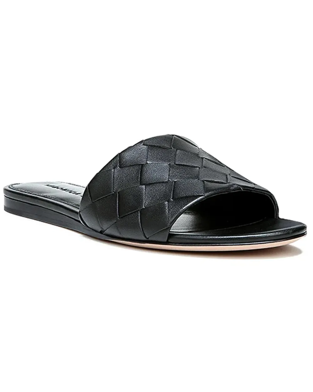 Black Woven Senta Slide