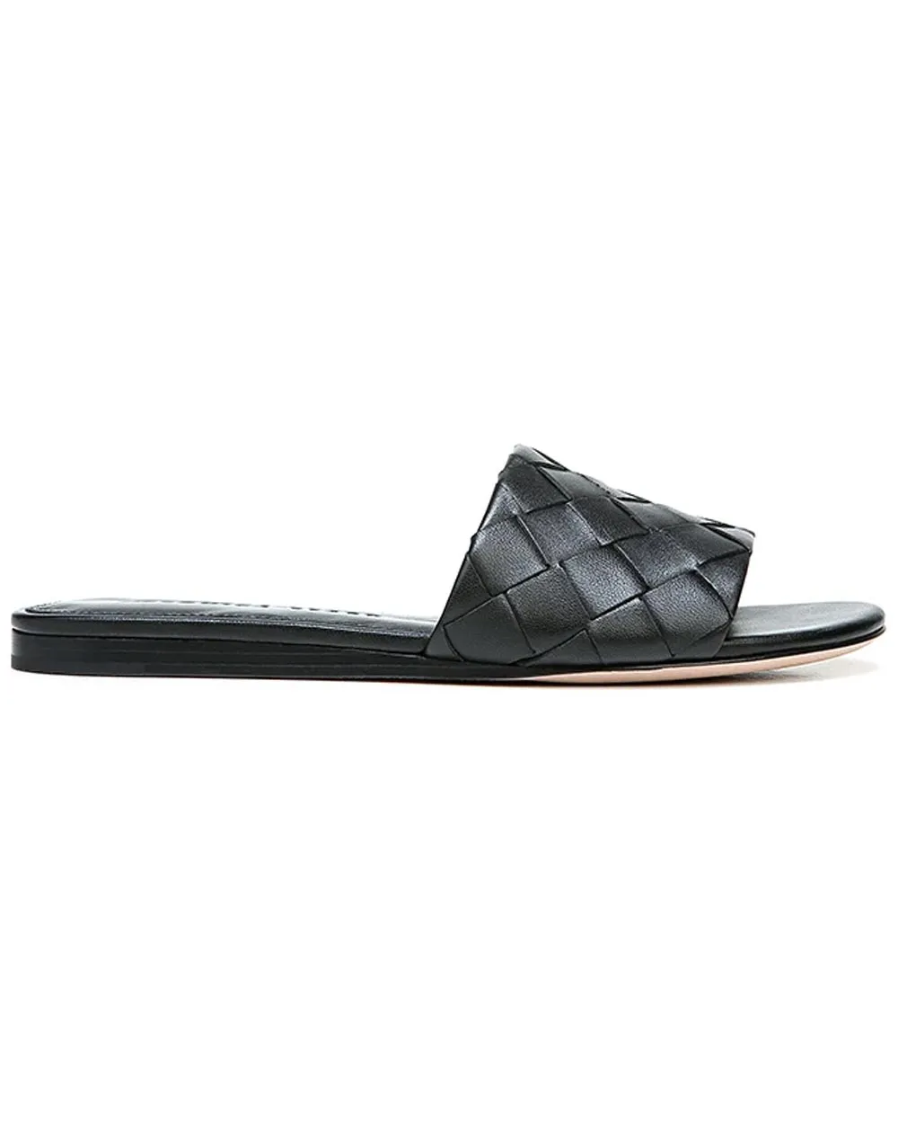 Black Woven Senta Slide