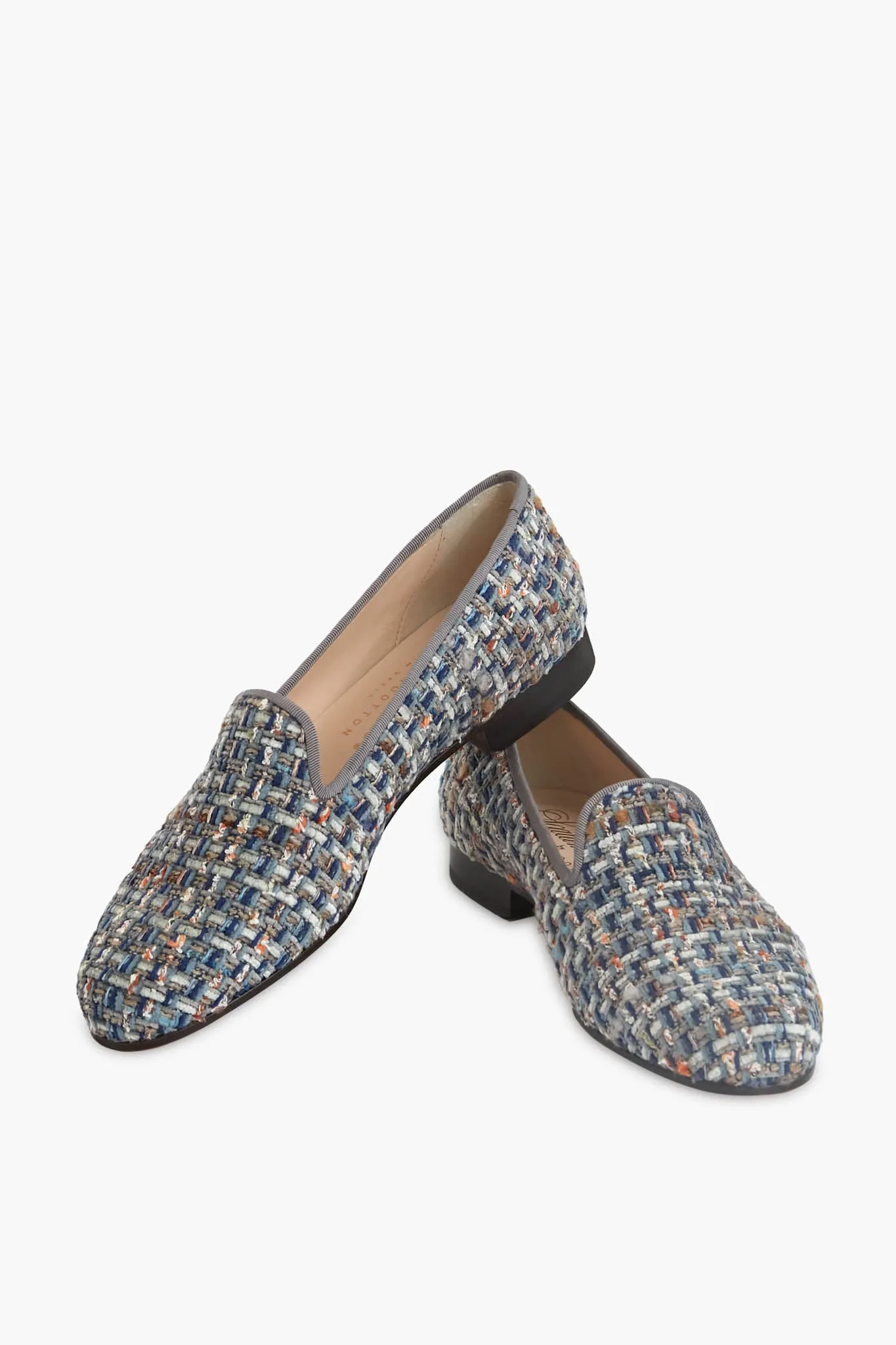 Blue Confetti Loafers