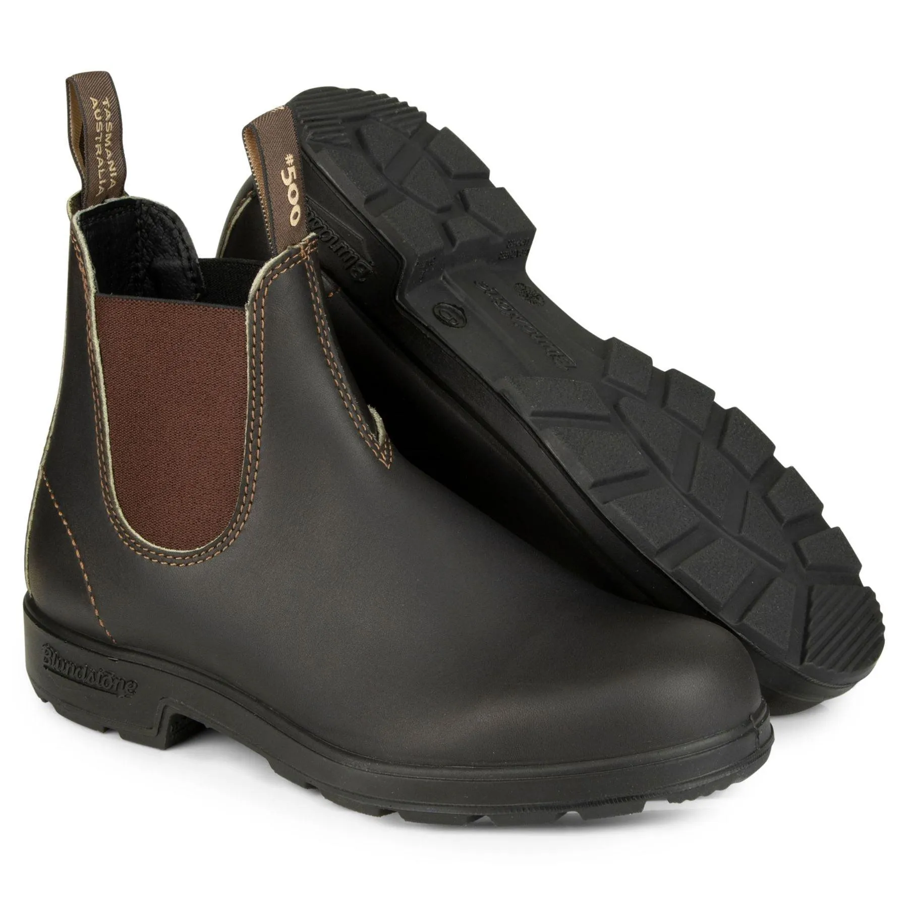 Blundstone 500 Stout Brown Chelsea Boots