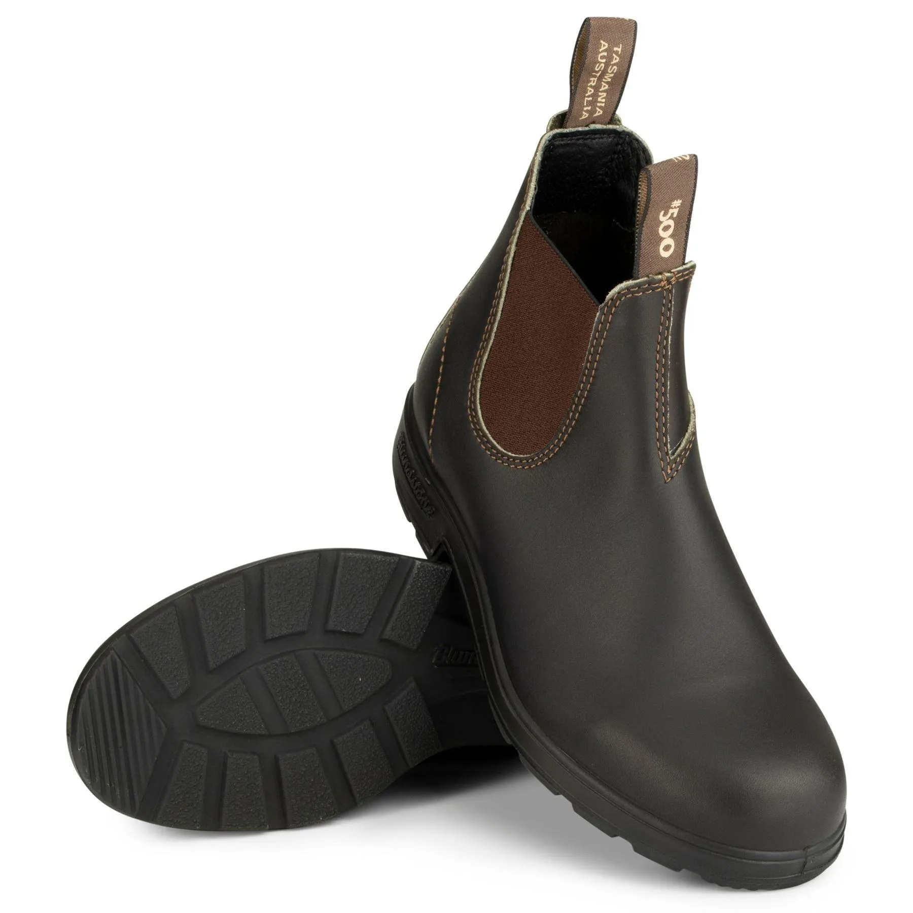 Blundstone 500 Stout Brown Chelsea Boots