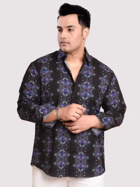 Blushing Flower Printed Full Sleeve Men's Plus Size