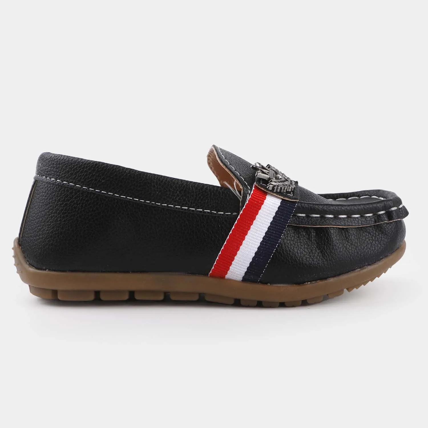 Boys Loafers R-209-BLACK