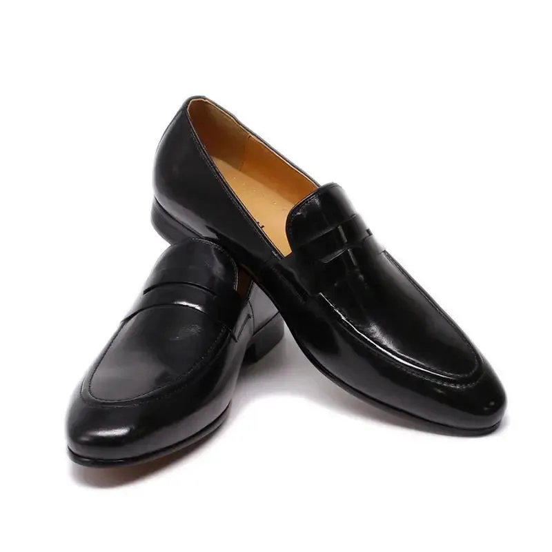 Branded formal loafers shoes genuine leather for mens formal loafers low price