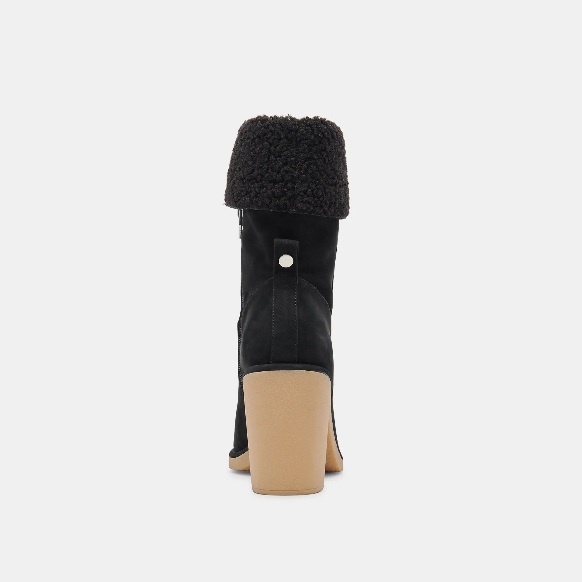 CADDIE PLUSH BOOTS BLACK NUBUCK