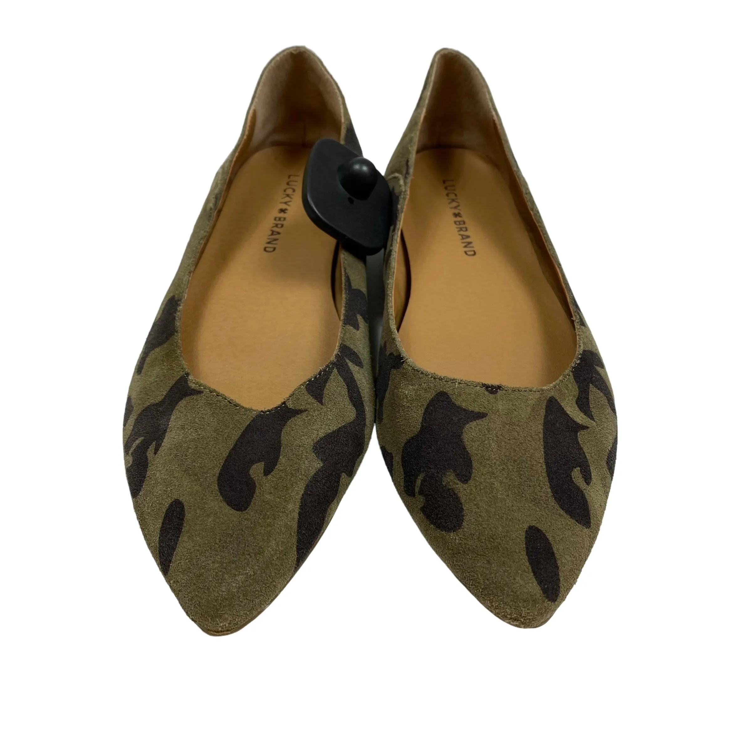 Camouflage Print Shoes Flats Lucky Brand, Size 7.5