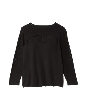 Cassidy Mesh Sweater | Black