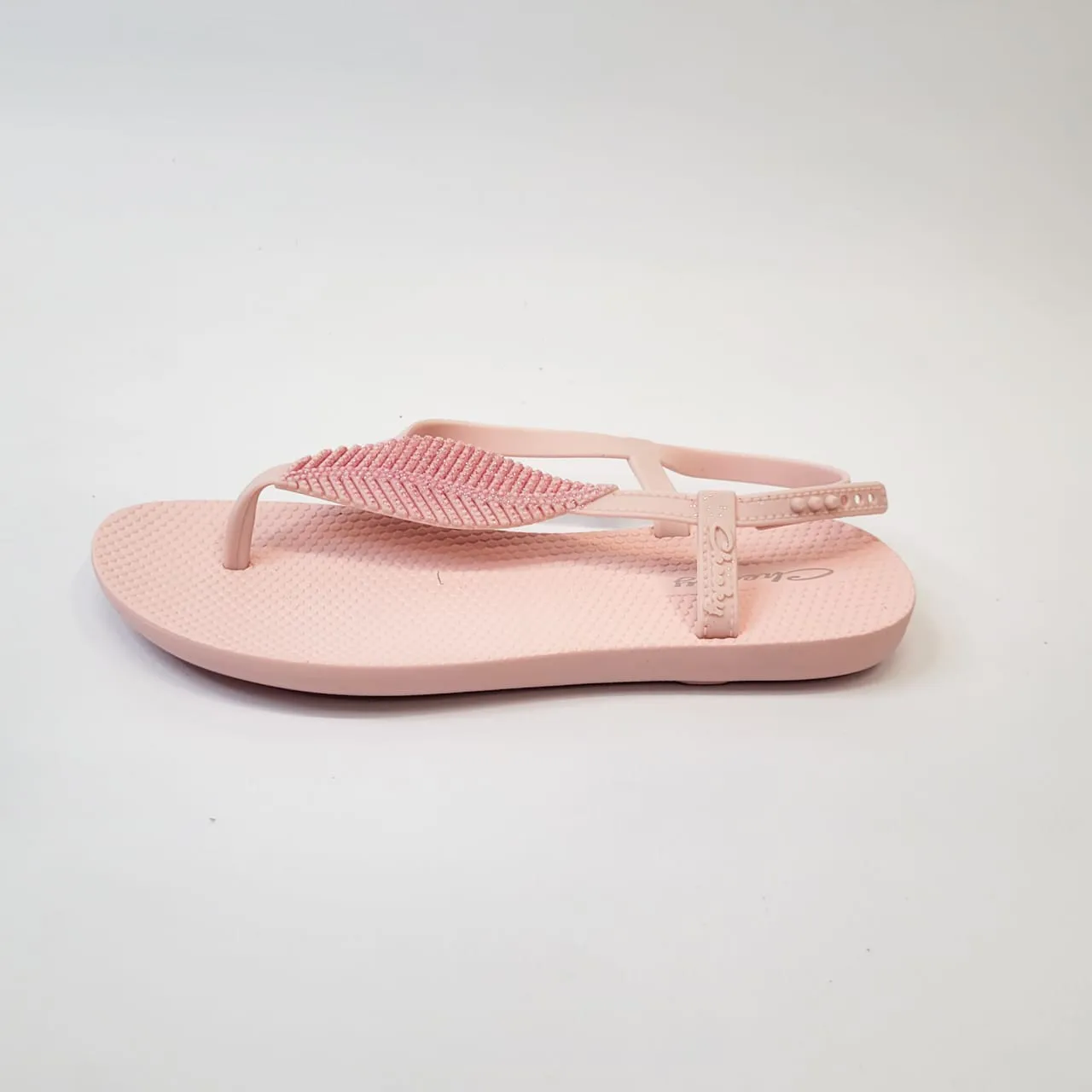 Cheeky cee-cee pink leaf sandal