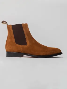 Chelsea Boot - Cognac Suede