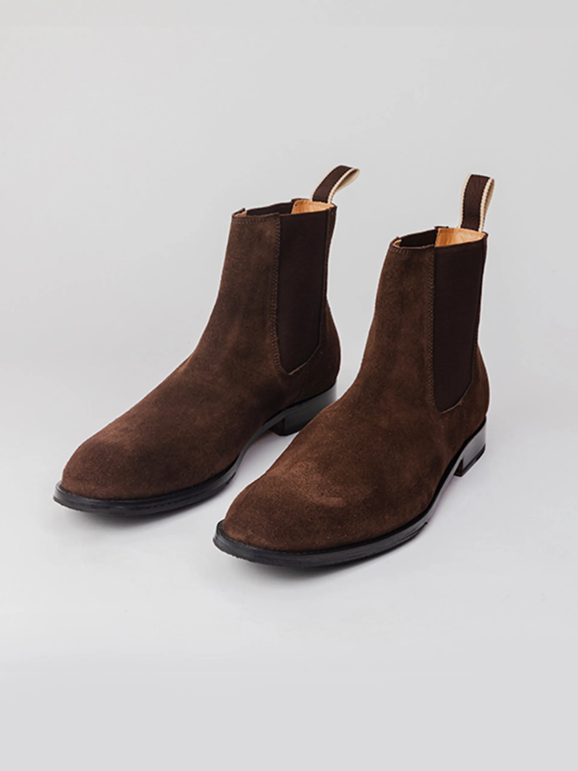 Chelsea Boot - Dark Brown Suede