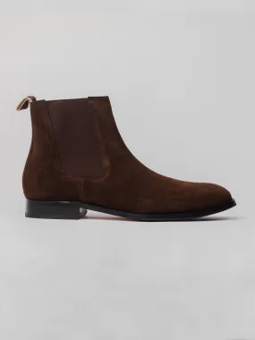 Chelsea Boot - Dark Brown Suede