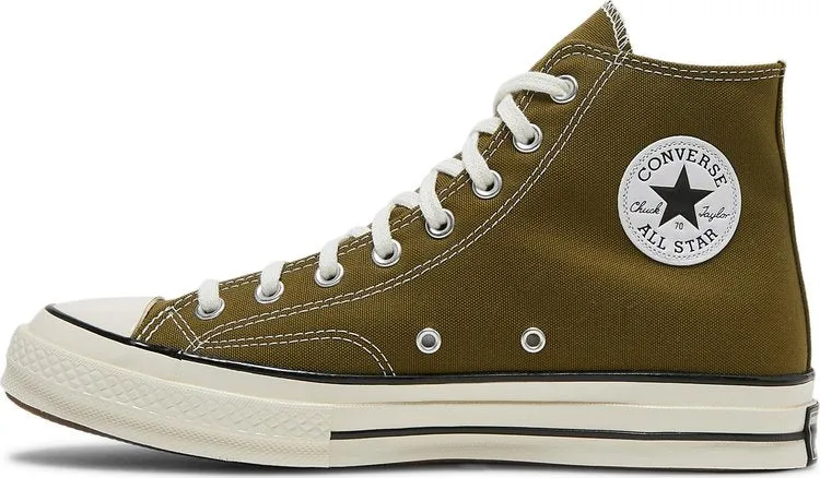 Converse Chuck 70 High Dark Moss Sneakers, Green