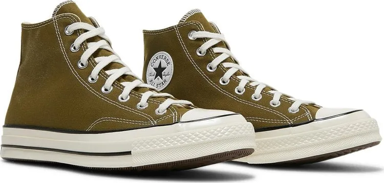 Converse Chuck 70 High Dark Moss Sneakers, Green