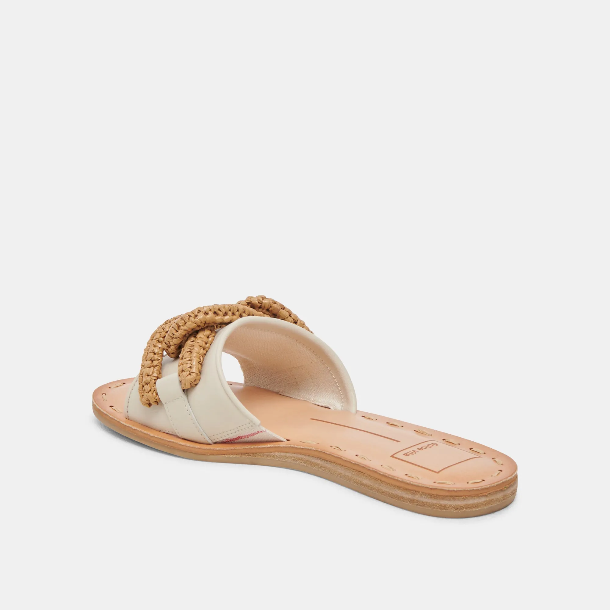 DESA SANDALS IVORY LEATHER