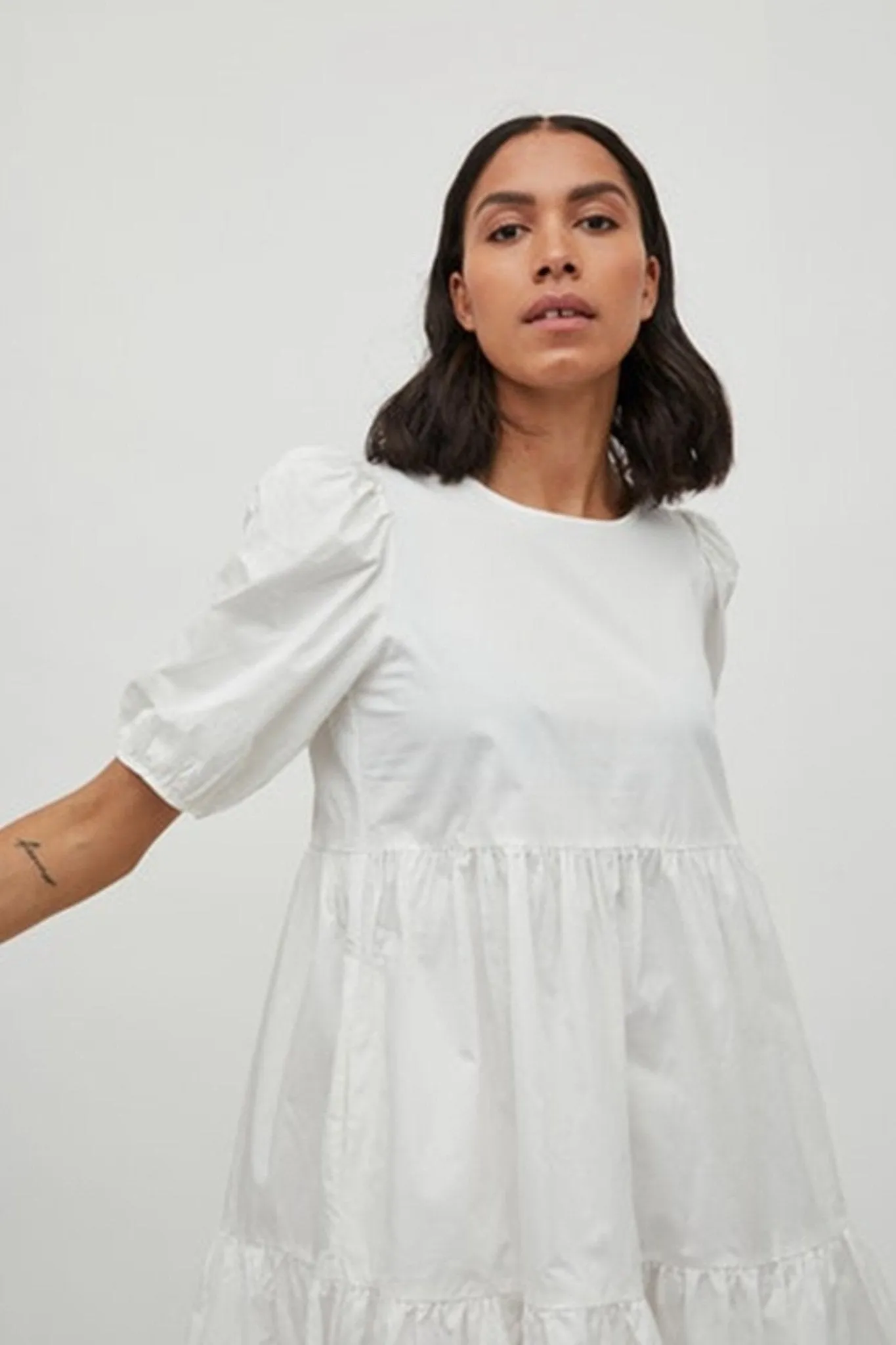 Donna 2/4 Dress - White