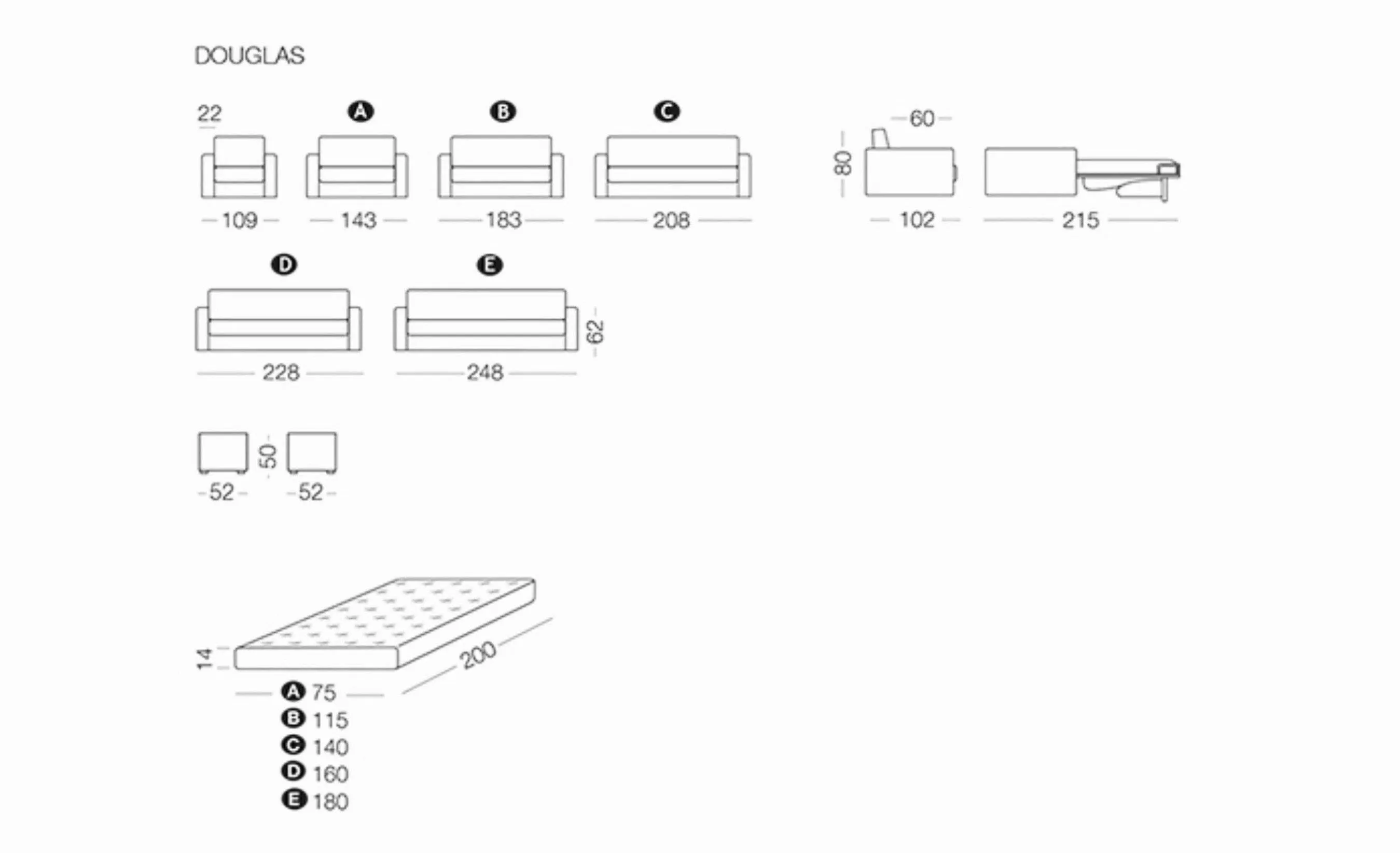 Douglas Sofa bed