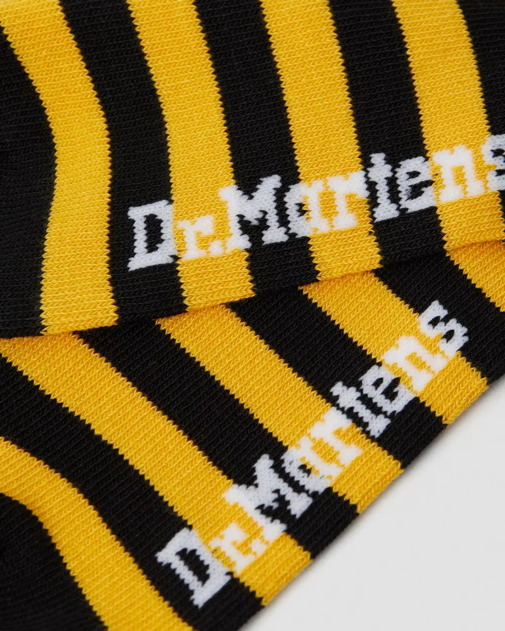 Dr Martens Thin Stripe Cotton Blend Socks Yellow / Black