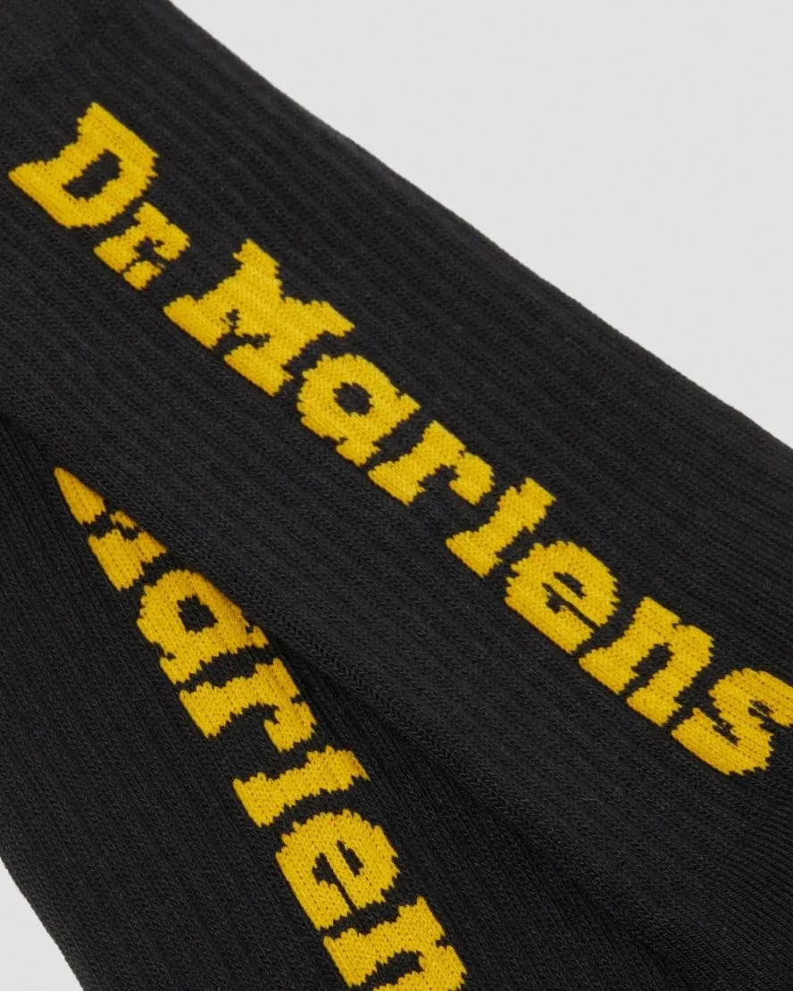 Dr. Martens Vertical Logo Socks - Black