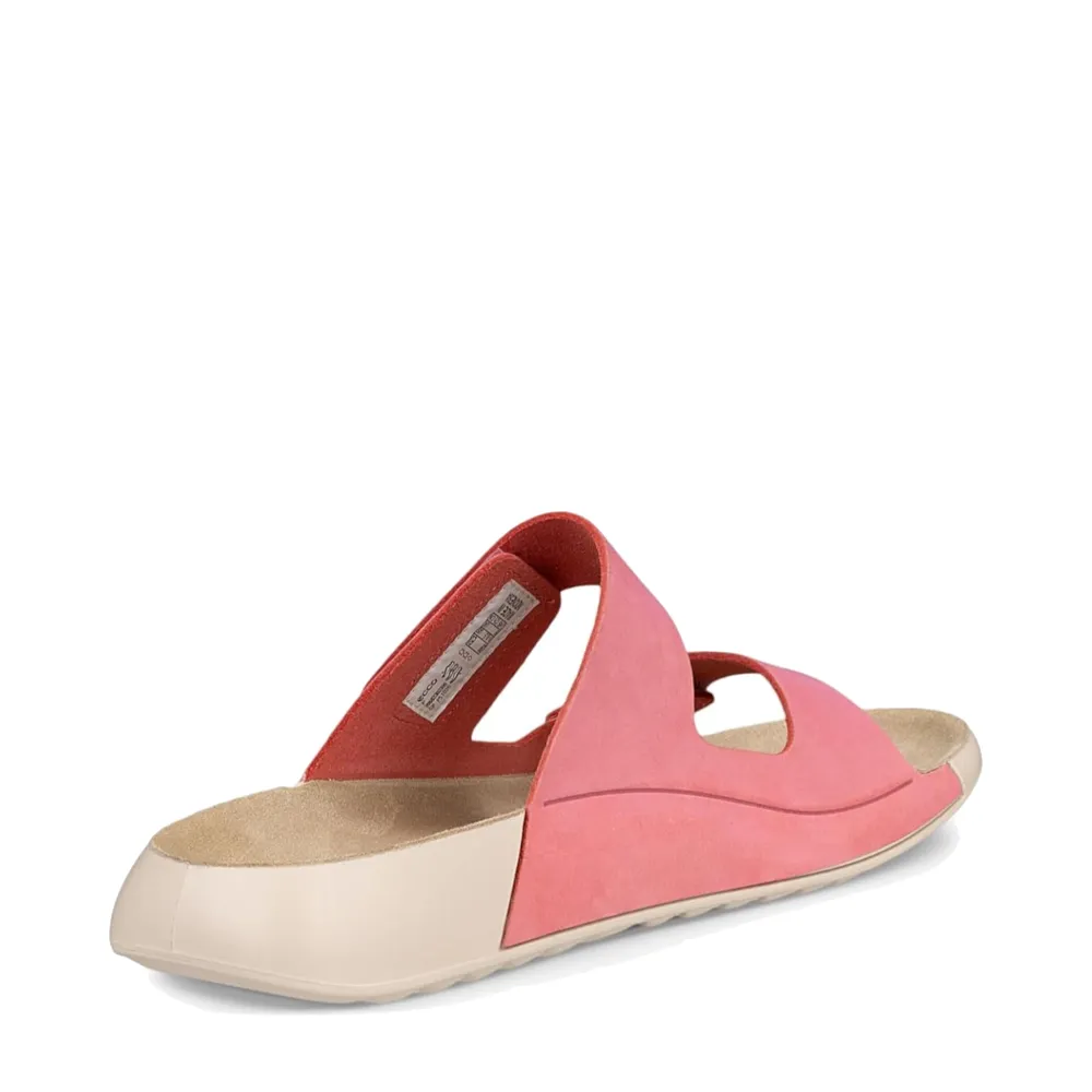 Ecco Women's Cozmo Slide Sandal in Bubblegum Pink