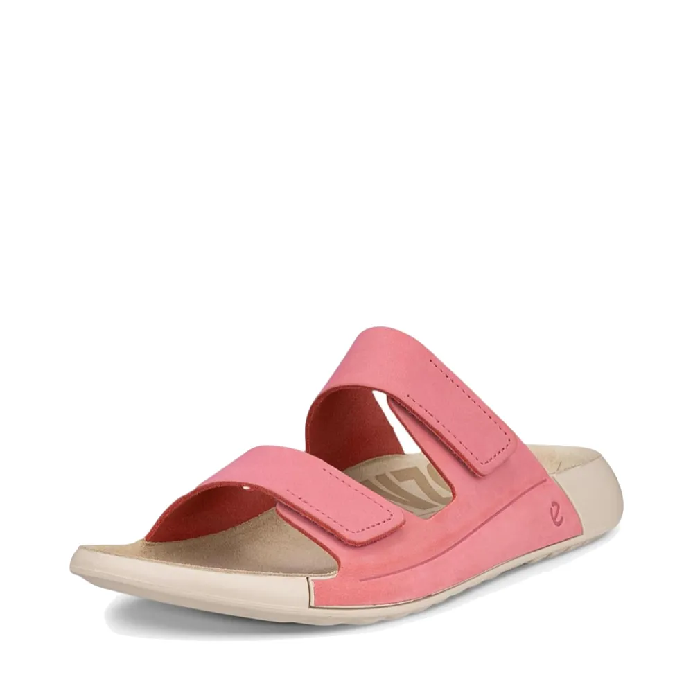 Ecco Women's Cozmo Slide Sandal in Bubblegum Pink