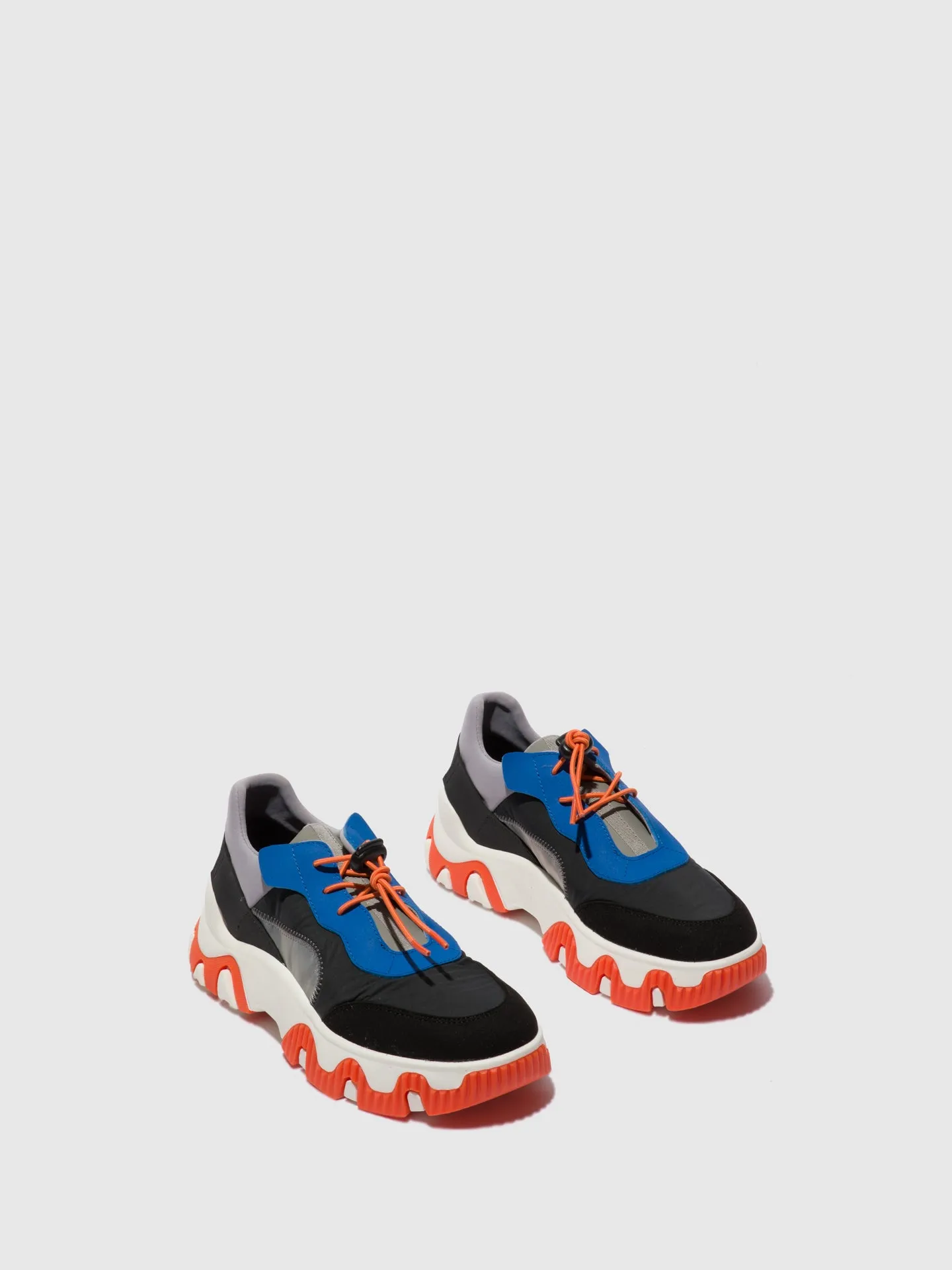 Elasticated Trainers FIAN634FLY MULTI GREY/BLUE/ORANGE