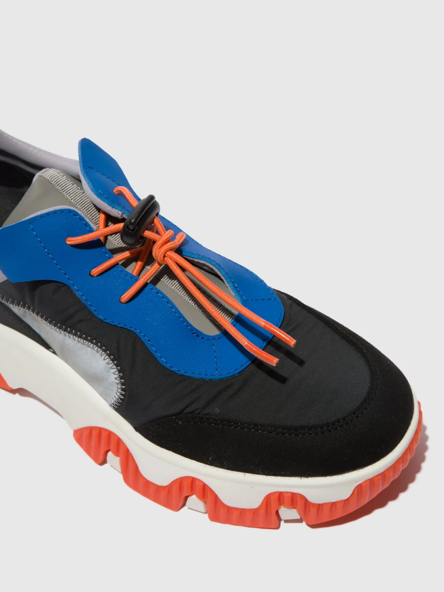 Elasticated Trainers FIAN634FLY MULTI GREY/BLUE/ORANGE