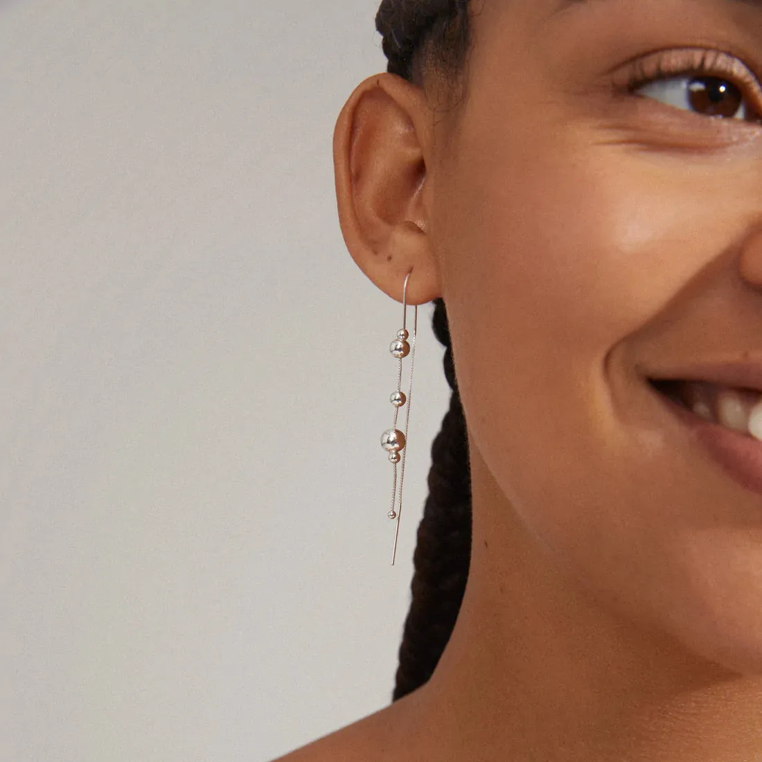 Etine Recycled Chain Earrings