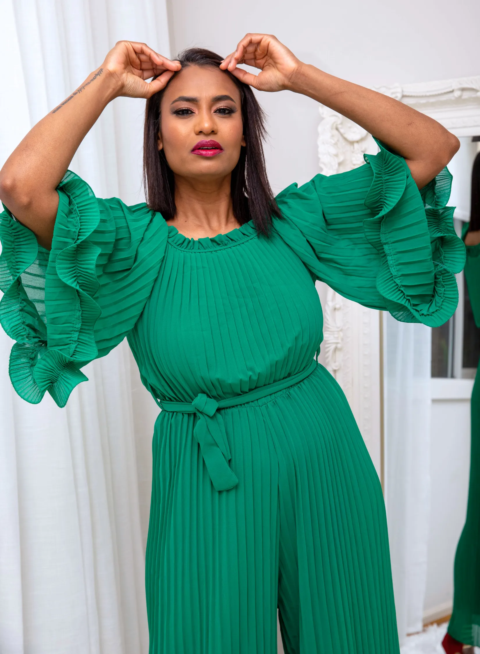 Fiona Emerald Jumpsuit