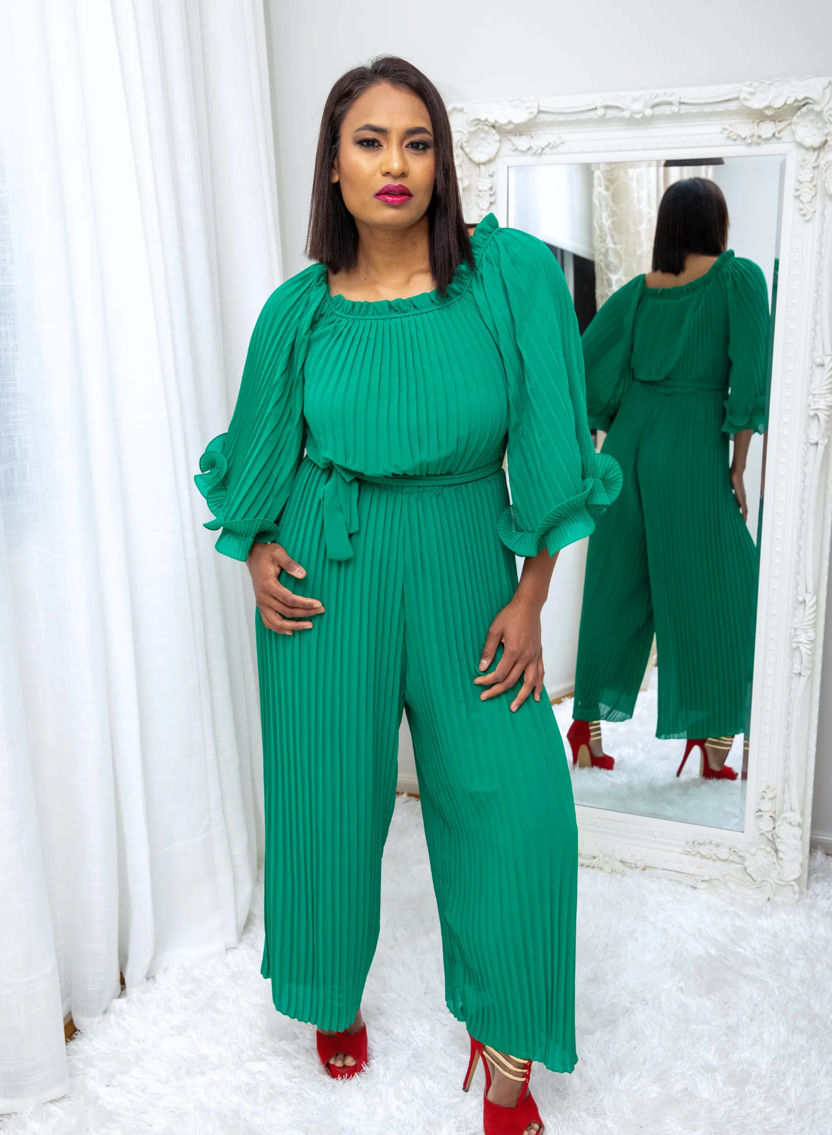 Fiona Emerald Jumpsuit