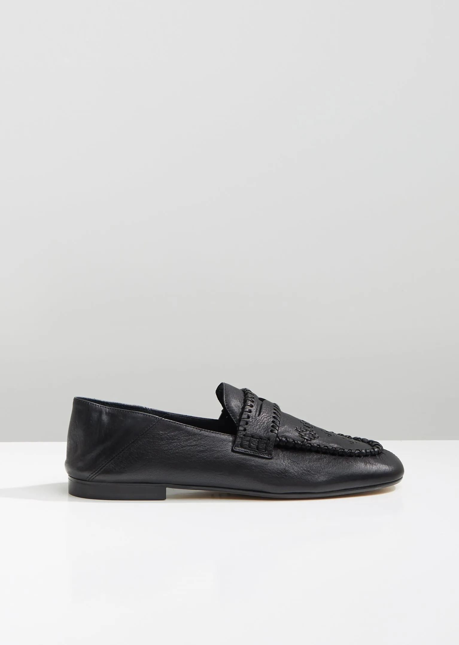 Firven Braided Leather Loafers