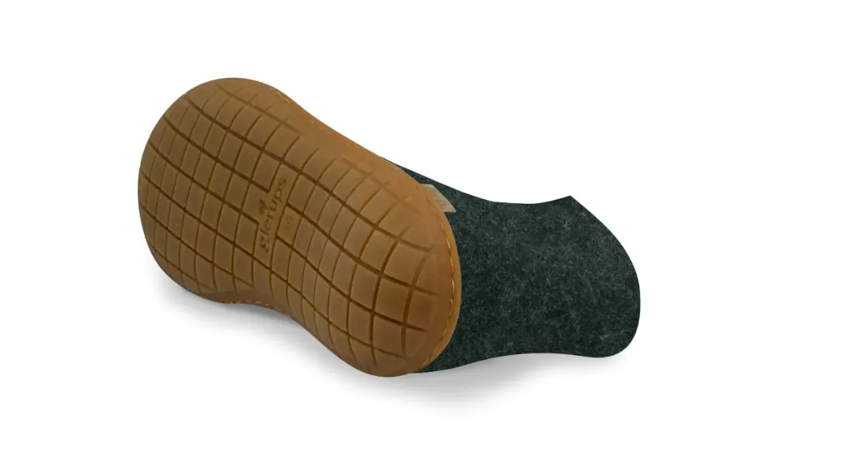 Glerups - Wool Boot with Rubber Sole | Forest