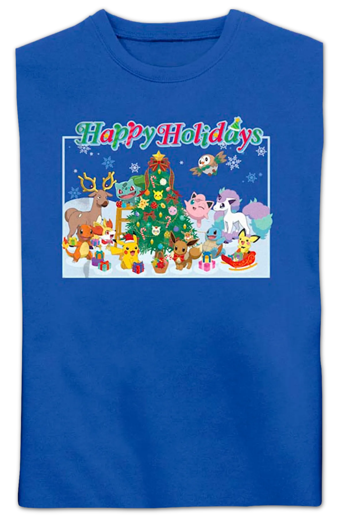 Happy Holidays Group Photo Pokemon Sweatshirt