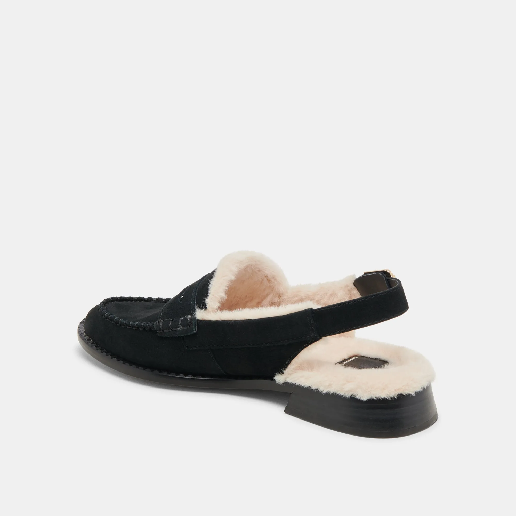 HARDI PLUSH LOAFERS BLACK NUBUCK