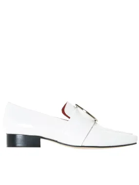 'Harput' Buckled Loafers (HARPUT-PATENT-WHITE)