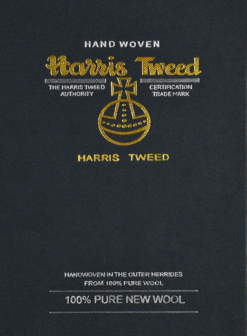 Harris Tweed Dark Blue Herringbone Suit