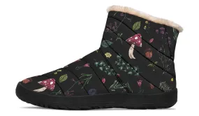 Herbology Comfy Winter Boots - Warm Vegan Boots with Side Zipper and Anti-Slip Soles