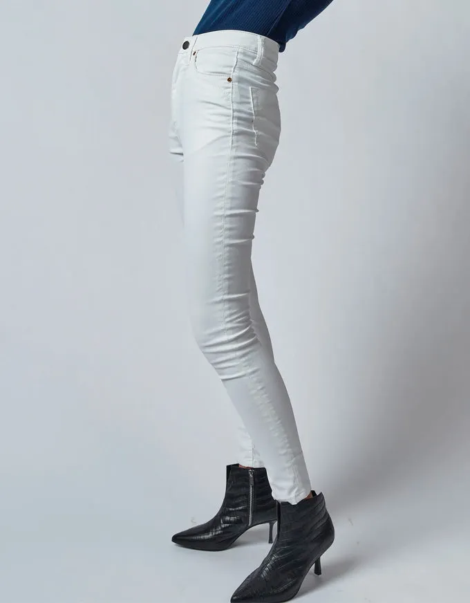 High Coated White Jeans